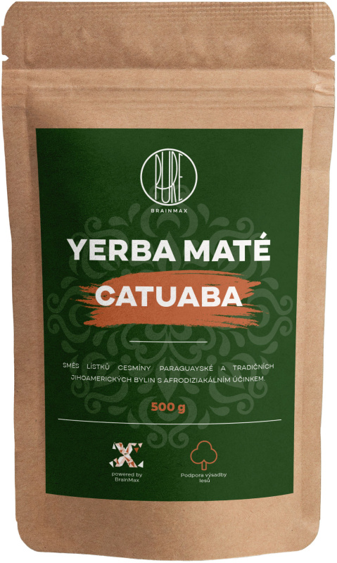 BrainMax Pure Yerba Maté Catuaba 500 g