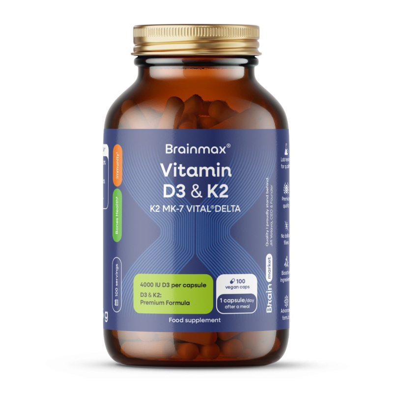 BrainMax Vitamin D3 & K2