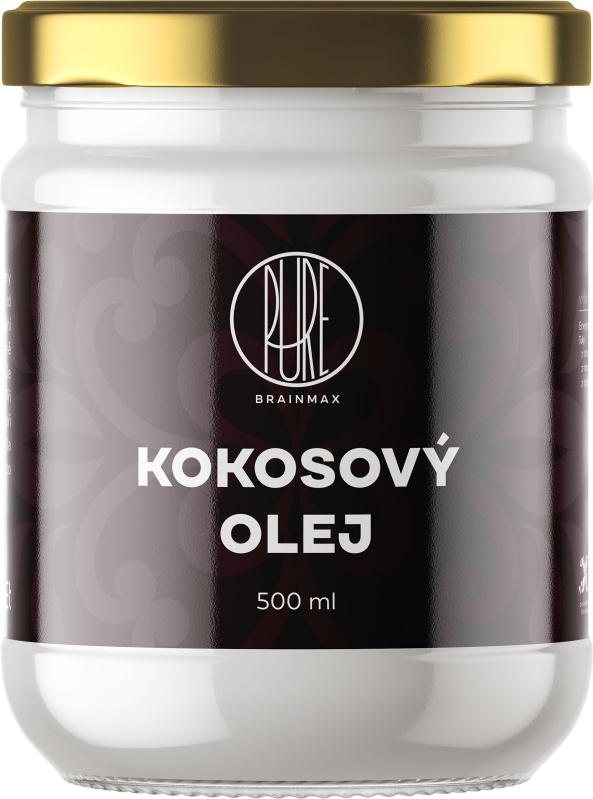 BrainMax Pure kokosový olej BIO 500 ml