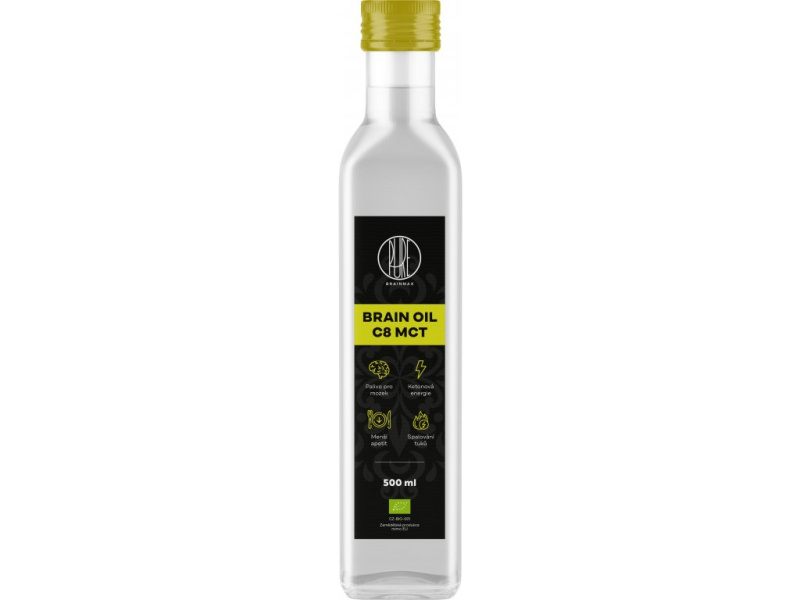 BrainMax Pure Brain MCT Oil C8 BIO 500 ml