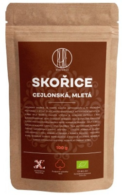 BrainMax Pure Skořice Cejlonská BIO mletá, 100 g