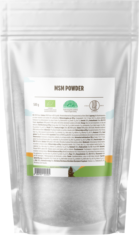 BrainMax Pure MSM BIO prášek, 500 g