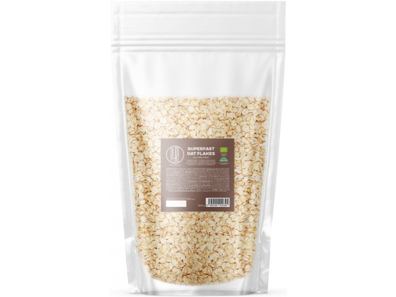 BrainMax Pure Superfast Ovesné Vločky BIO, 1kg