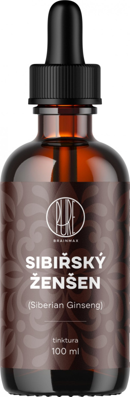 BrainMax Pure Sibiřský ženšen (Siberian Ginseng) tinktura 1:1 100 ml