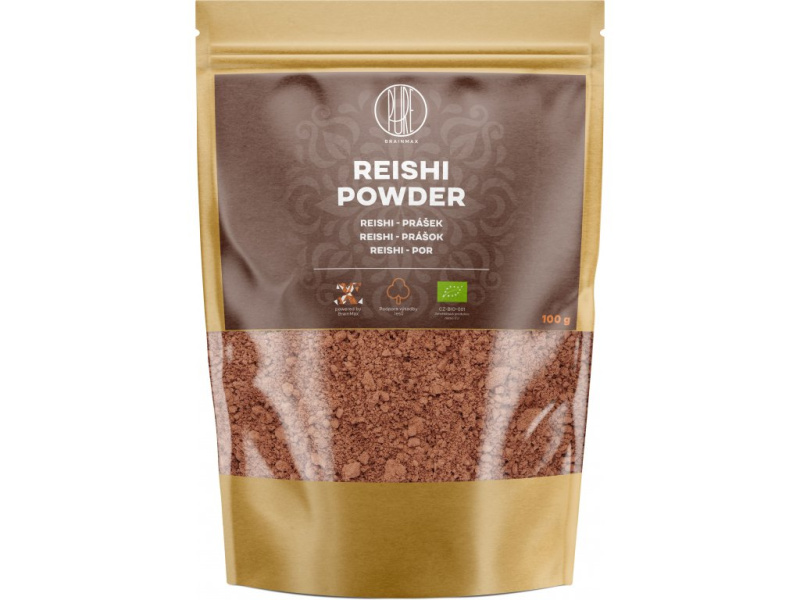 BrainMax Pure Reishi prášek BIO 100 g