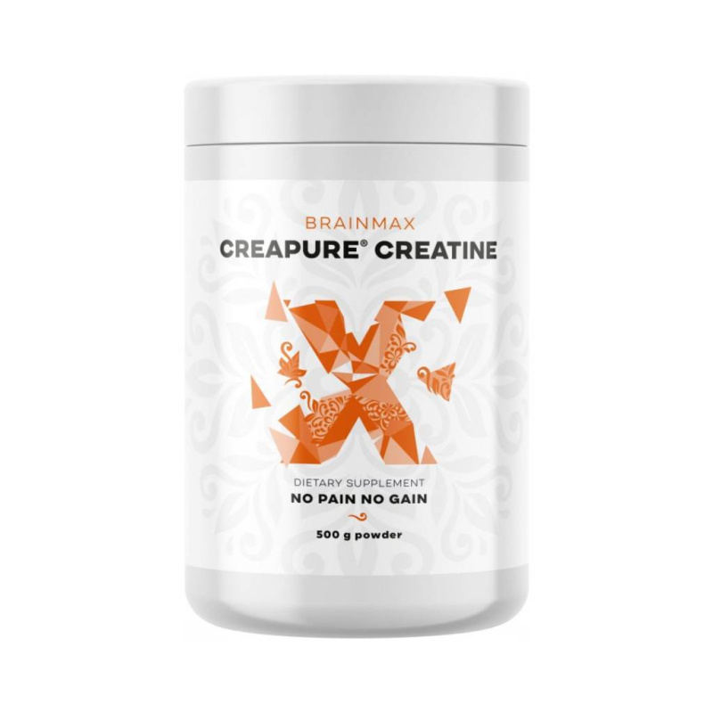 BrainMax Creapure Creatine (Kreatin monohydrát), 500 g