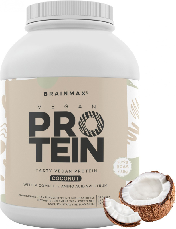 Brainmax Vegan Protein 1000 g - kokos