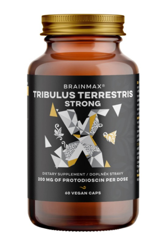BrainMax Tribulus Terrestris Strong, Kotvičník, 60 kapslí