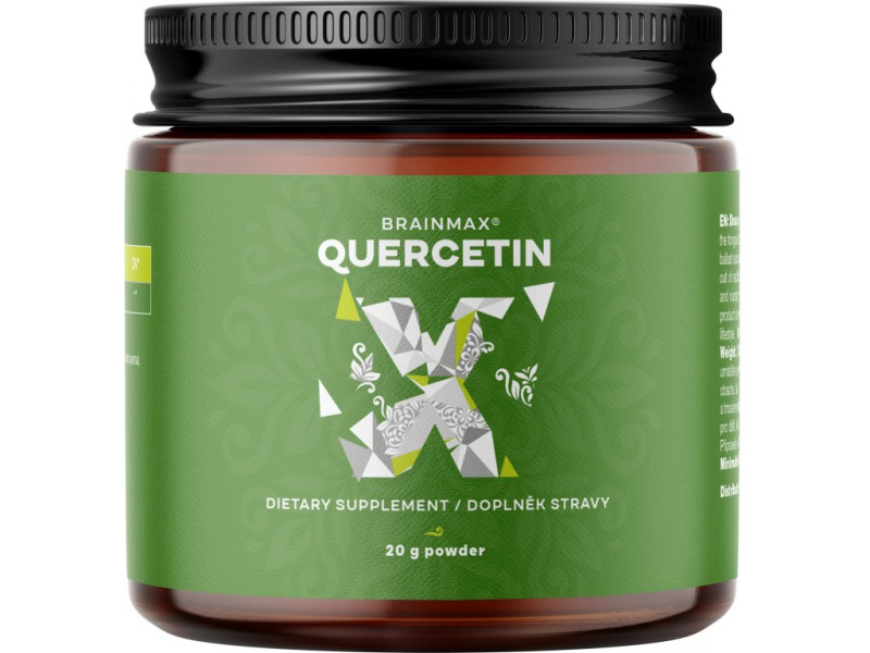 BrainMax Quercetin powder, kvercetin prášek, 20 g