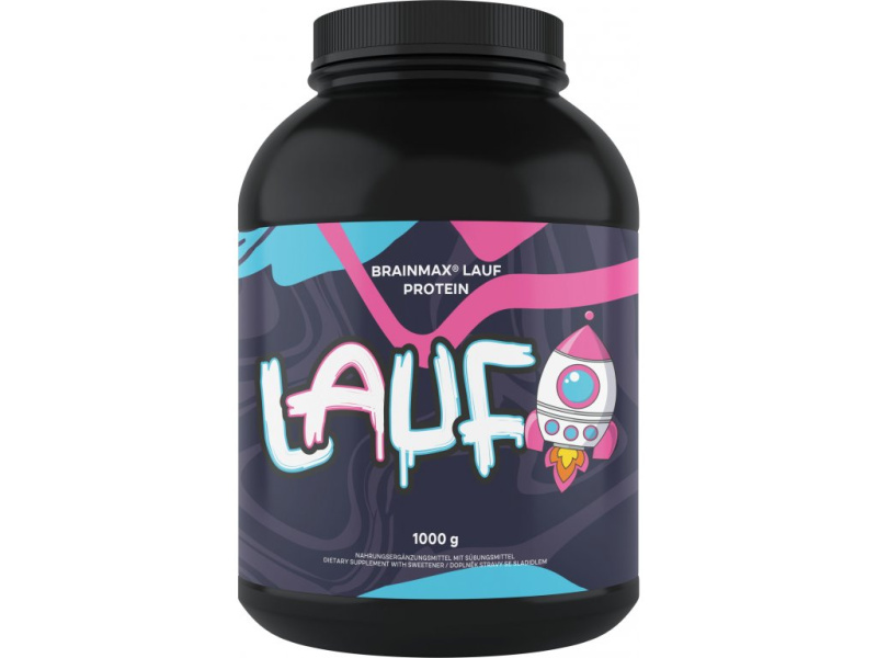 BrainMax Lauf Protein- nativní syrovátkový protein čokoláda, 1000 g,