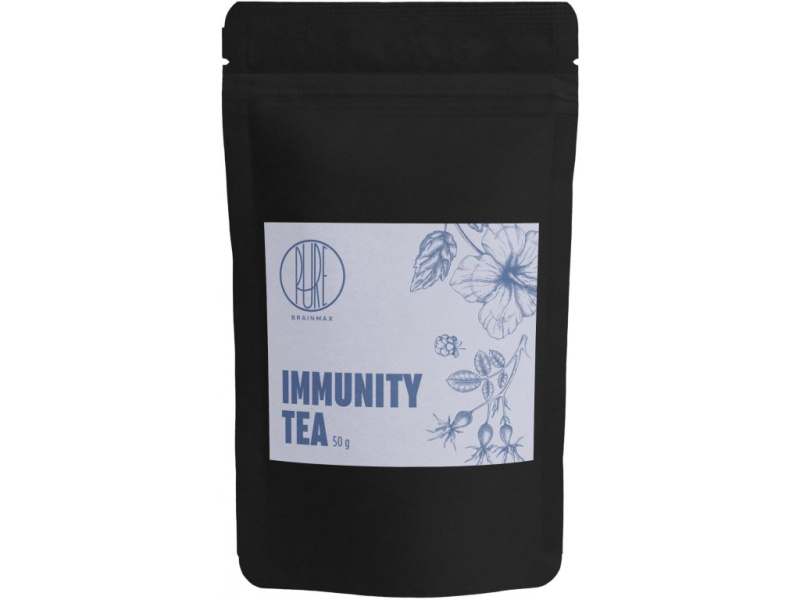 BrainMax Pure Immunity Tea, čaj pro silnou imunitu, 50 g
