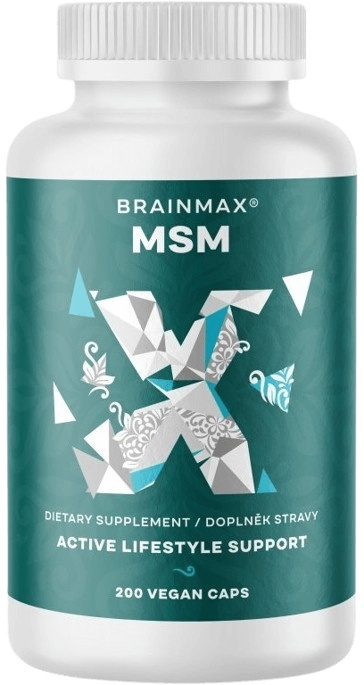BrainMax MSM 800 mg, 200 kapslí