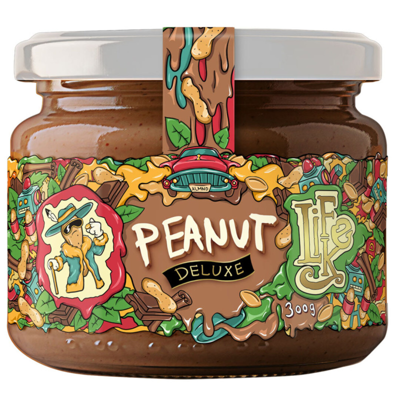 Lifelike Arašídové máslo (Peanut Butter) Deluxe 1000 g