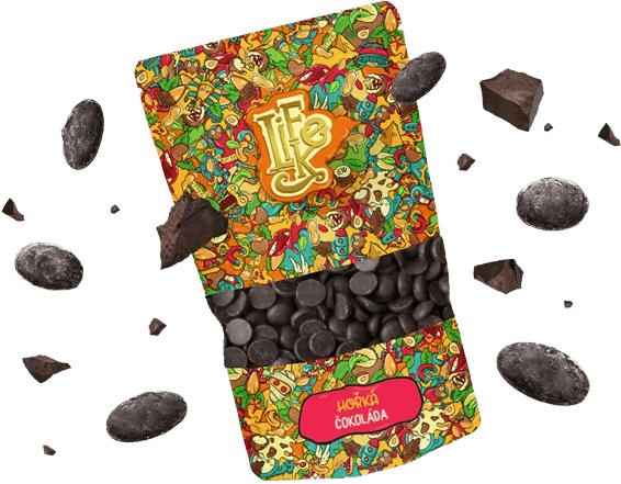 Lifelike Hořká čokoláda 70% 250 g