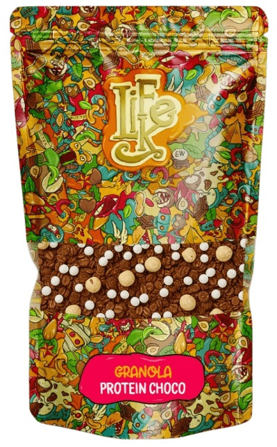Lifelike Granola 400 g - čokoláda s proteinem