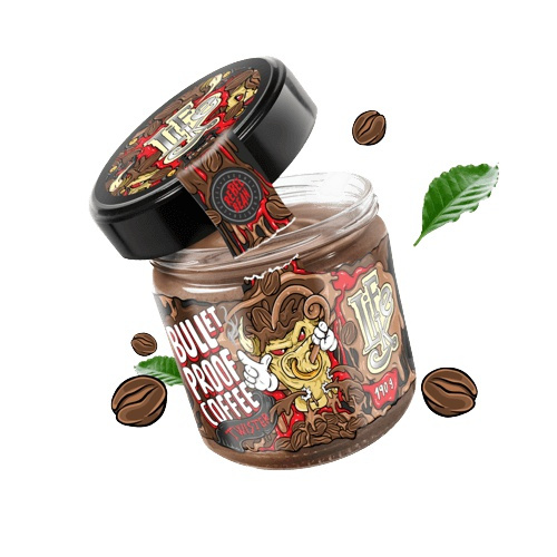 LifeLike Bullet Proof Coffee Twister, Ořechový krém, 190 g