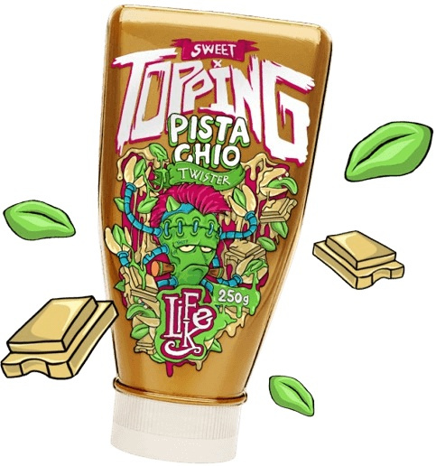 Lifelike Sweet Topping Twister 250 g - pistácie