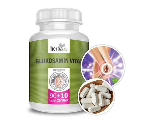 Herbavis Glukosamin Vital, 90+10 kapslí zdarma