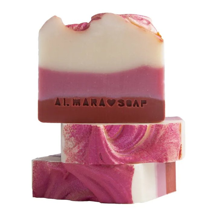 Almara Soap Tuhé mýdlo Božské maliny, 100 g