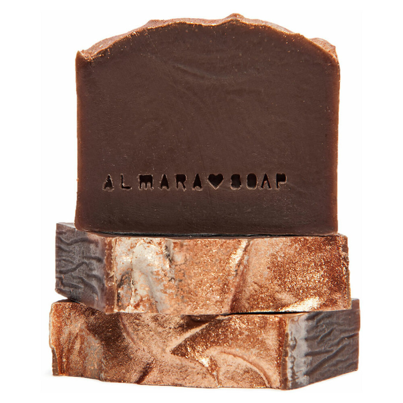 Almara Soap Tuhé mýdlo Gold chocolate, 100 g