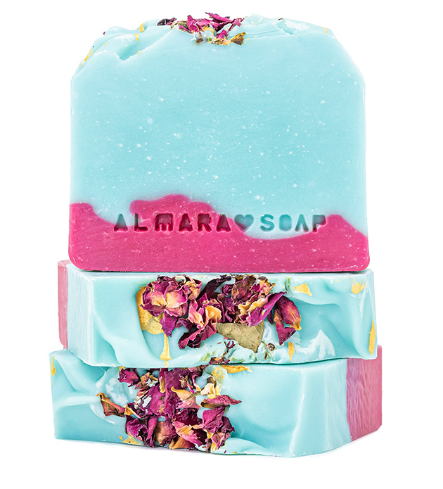 Almara Soap Tuhé mýdlo Wild rose, 100 g