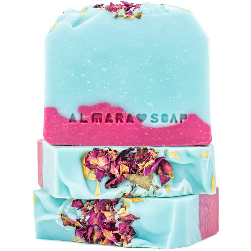 Almara Soap Tuhé mýdlo Wild rose, 100 g