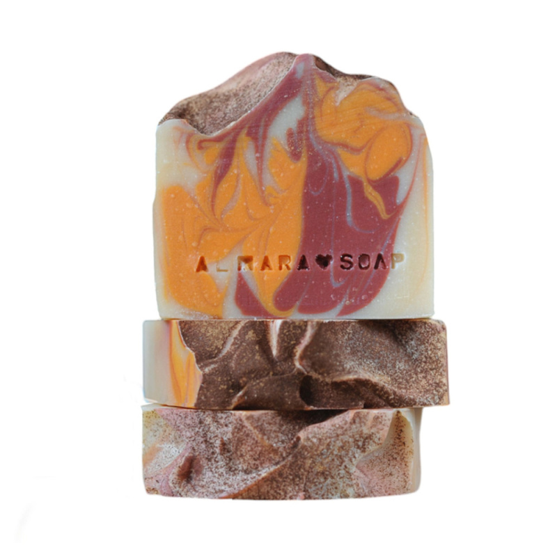Almara Soap Caramel Coffee ručně vyráběné mýdlo 100 g