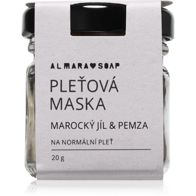 Almara Soap Pleťová maska Bright face, 25 g