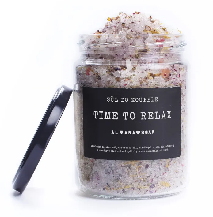 Almara Soap Sůl do koupele Time to relax, 450 g