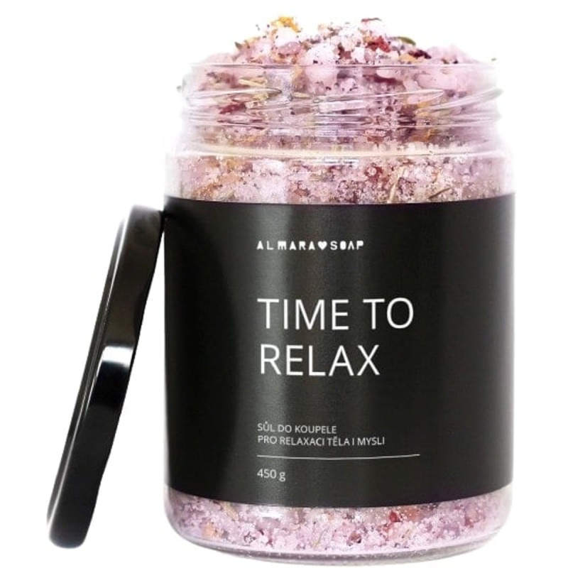 Almara Soap Sůl do koupele Time to relax, 450 g