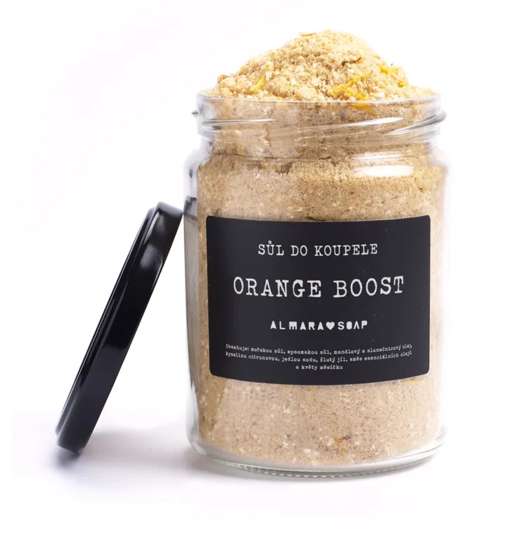 Almara Soap Sůl do koupele Orange boost, 450 g