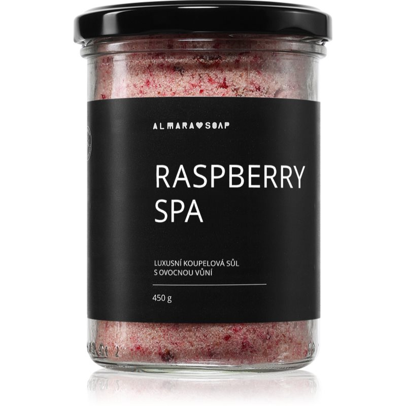 Almara Soap Bath relaxační sůl do koupele s vůní Raspberry Spa 450 g