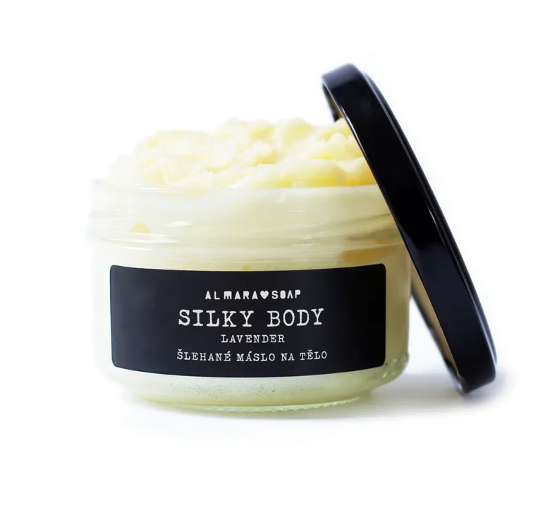 Almara Soap Máslo na tělo Silky Body Levandule, 120 g