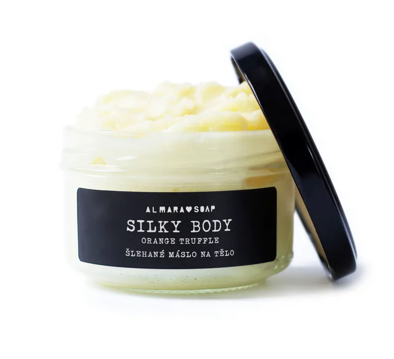 Almara Soap Máslo na tělo Silky body Orange truffle, 150 g
