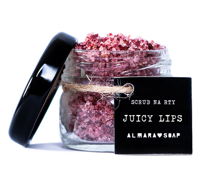 Almara Soap Scrub na rty Juicy lips, 20 g