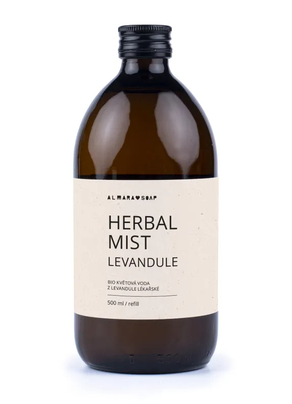 Almara Soap Pleťová voda Herbal mist Levandule, 500 ml