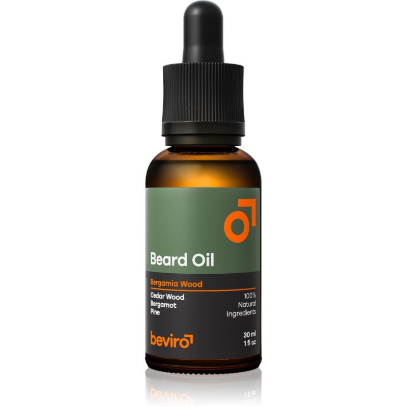Beviro olej na vousy Bergamia Wood Objem: 30 ml