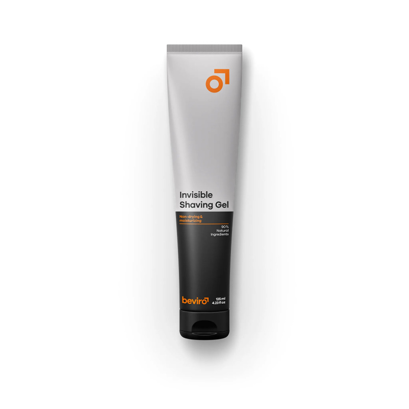 Beviro Invisible Shaving Gel gel na holení pro muže 125 ml