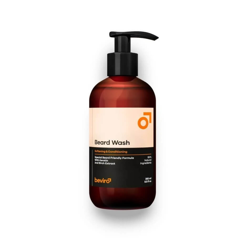 Beviro Přírodní šampon na plnovous, 250ml