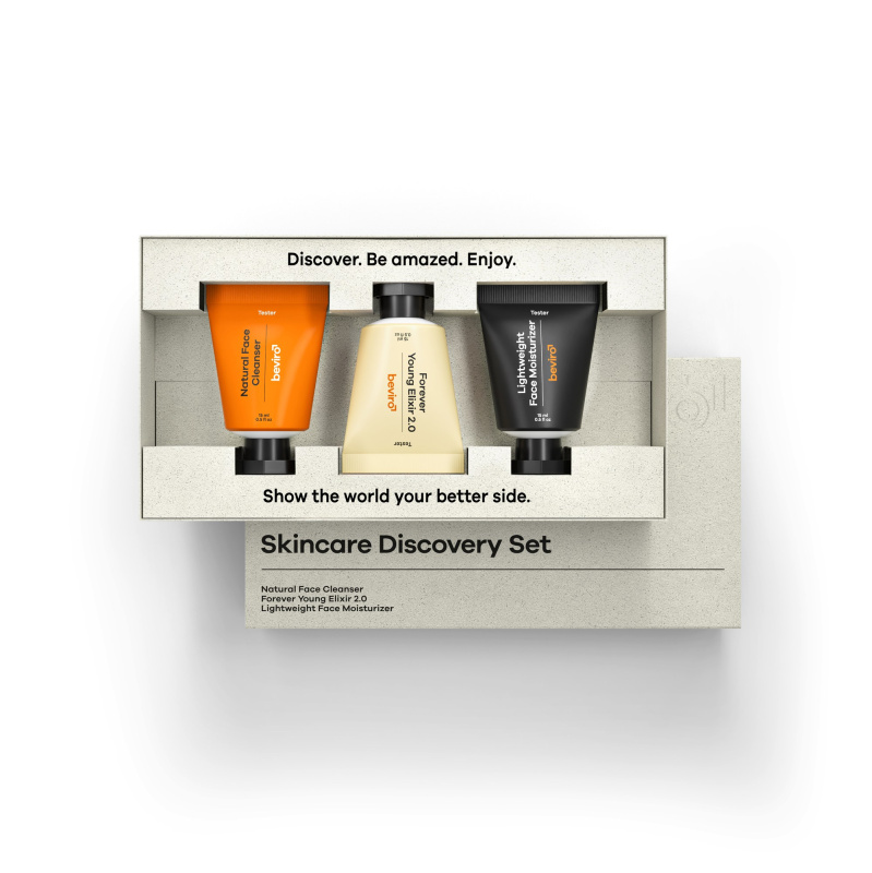 Beviro Skincare Discovery Set sada pro dokonalou pleť pro muže