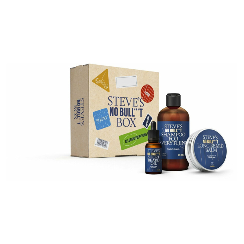 Steves Stevova vousatá sada (Shampoo, Beard Oil, Beard Balm)