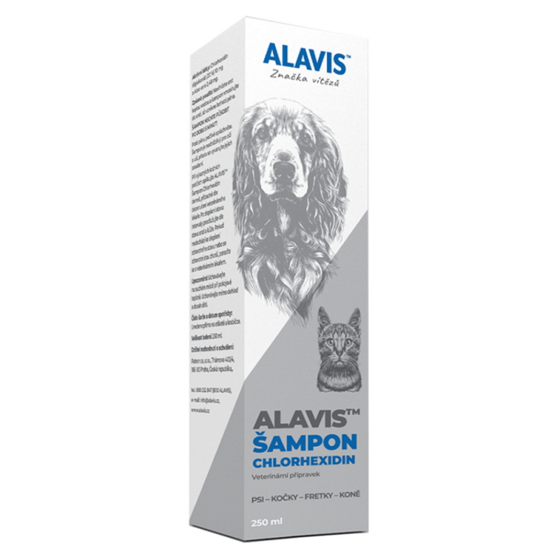 ALAVIS Šampon chlorhexidin 250 ml