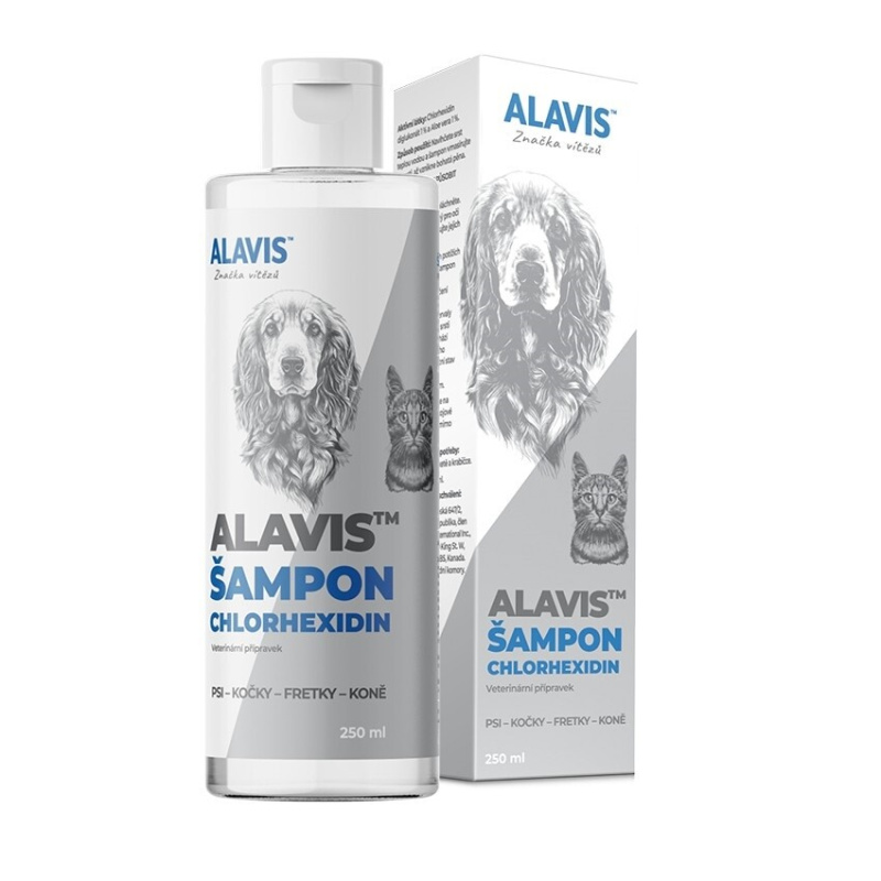 ALAVIS Šampon chlorhexidin 250 ml