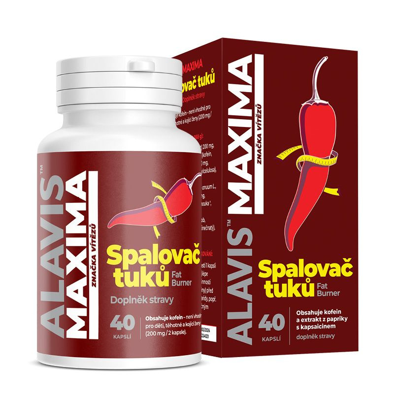 ALAVIS MAXIMA Spalovač tuků 40 kapslí