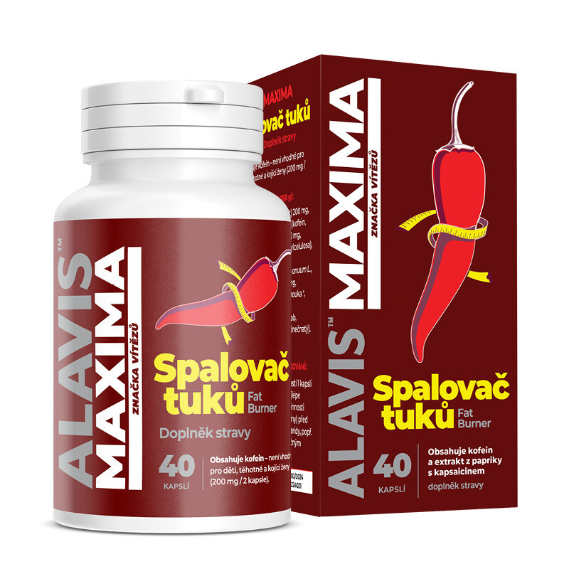 ALAVIS MAXIMA Spalovač tuků 40 kapslí
