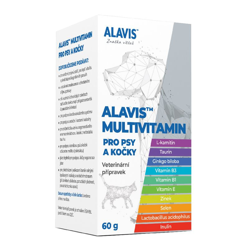 ALAVIS™ Multivitamin pro psy a kočky 60g
