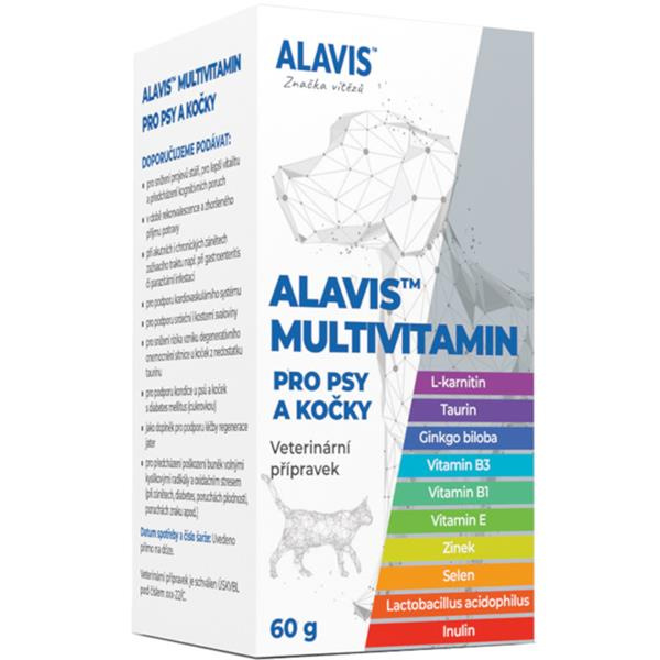 ALAVIS™ Multivitamin pro psy a kočky 60g