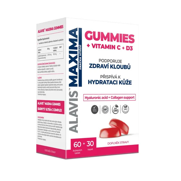 ALAVIS MAXIMA Gummies 60 tablet + 30 kapslí