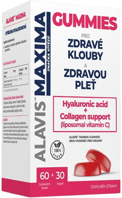 ALAVIS MAXIMA Gummies 60 tablet + 30 kapslí