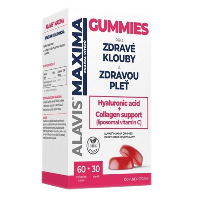 ALAVIS MAXIMA Gummies 60 tablet + 30 kapslí